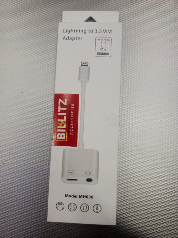 Official Apple 2 in 1 3.5mm Audio + Charger Connector